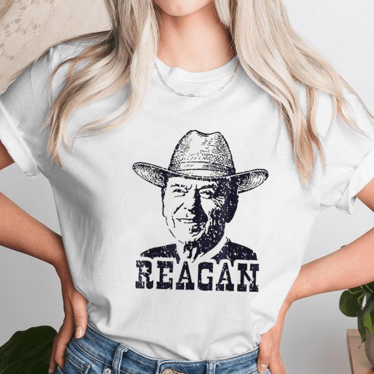 Reagan Face Unisex T-Shirt Gifts for Her