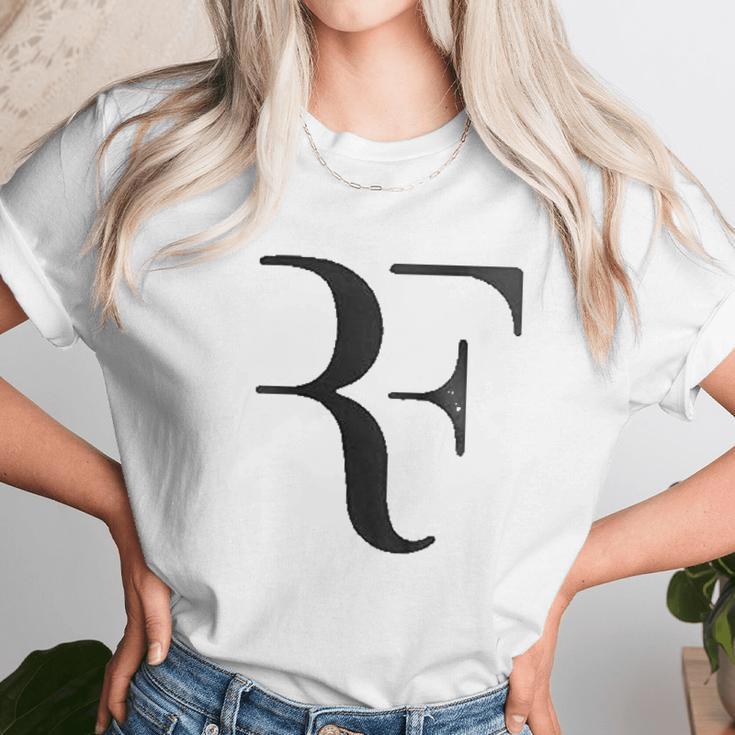 Roger Federer Style Tennis Unisex T-Shirt Gifts for Her