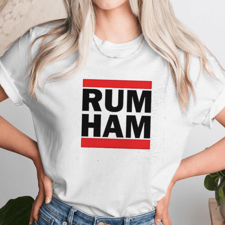 Rum Ham Funny Logo Parody Unisex T-Shirt Gifts for Her