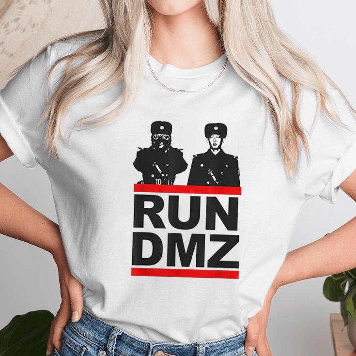 Run Dmz Funny Communist North Korea Unisex T-Shirt Gifts for Her