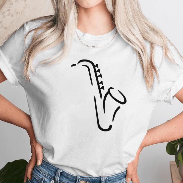 Saxophone T-Shirts - Mens T-Shirt Unisex T-Shirt Gifts for Her