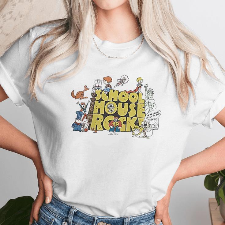 Schoolhouse Rock Mens Baseball Unisex T-Shirt Gifts for Her