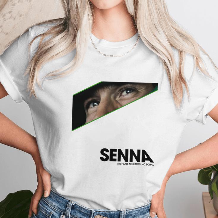 Senna No Fear No Limits No Equal Unisex T-Shirt Gifts for Her