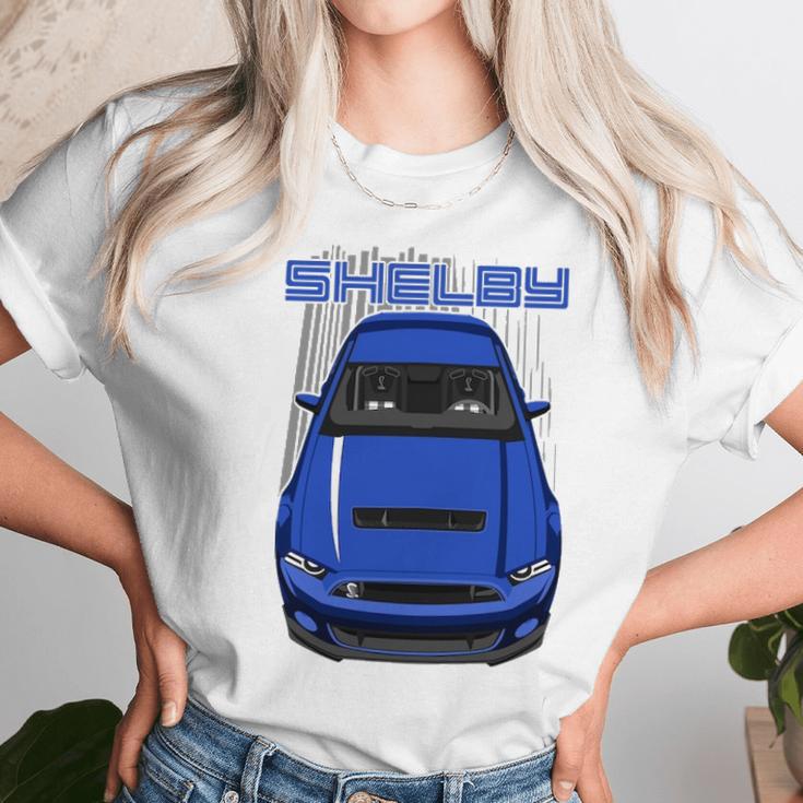 Shelby Gt500 S197 Blue Unisex T-Shirt Gifts for Her