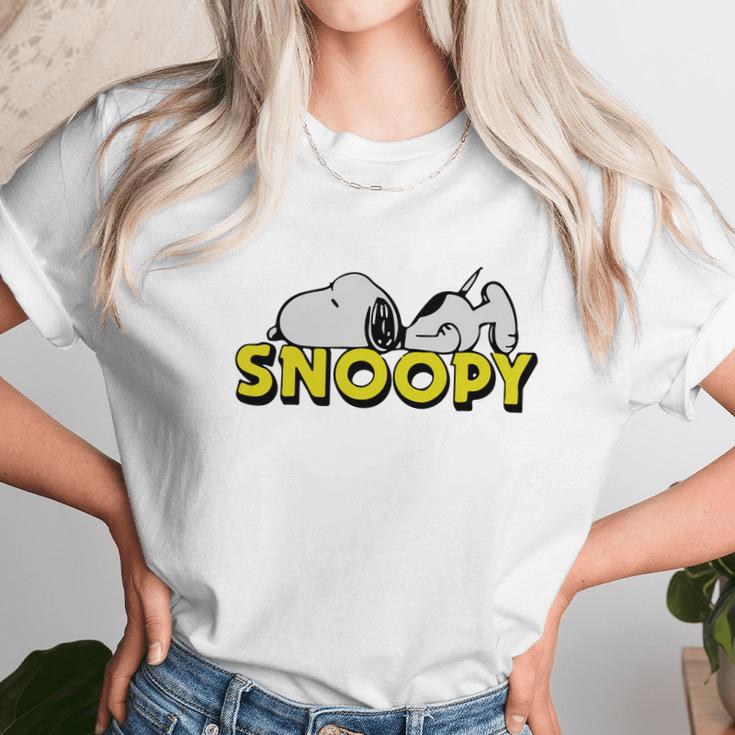 Snoopy Sleep Unisex T-Shirt Gifts for Her