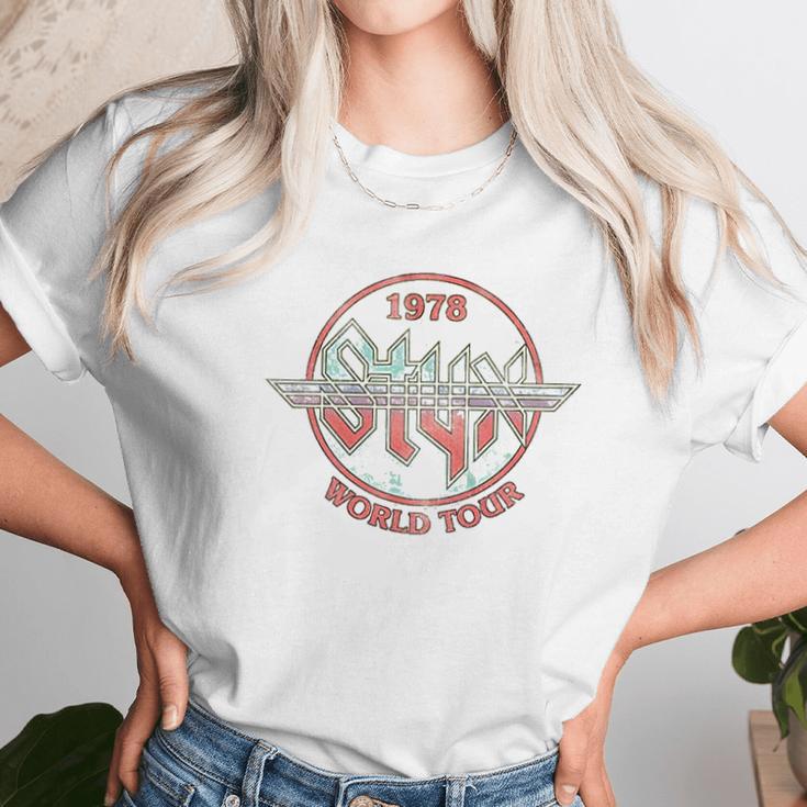 Styx World Tour Unisex T-Shirt Gifts for Her