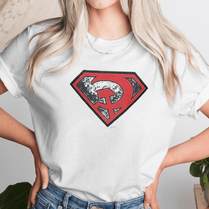 Superman Red Son Symbol Unisex T-Shirt Gifts for Her