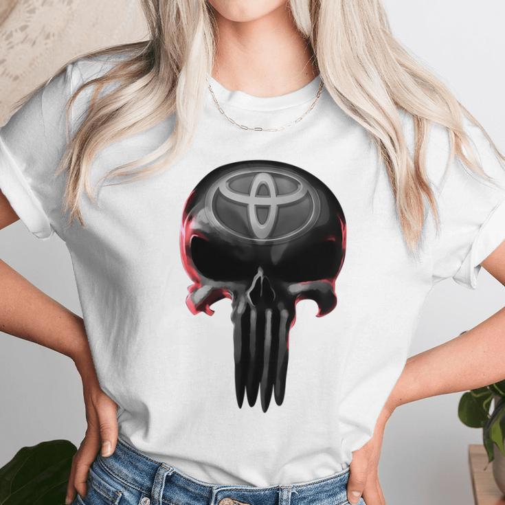 Toyota Skull V1 T-Shirt Toyota Skull V1 Hoodies Unisex T-Shirt Gifts for Her