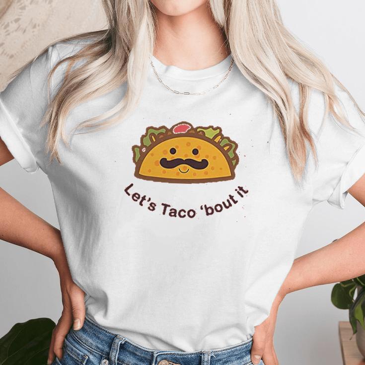 Trunk Candy Lets Taco Bout It Kids Tri Blend Unisex T-Shirt Gifts for Her