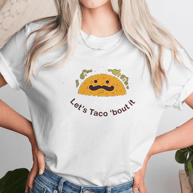 Trunk Candy Lets Taco Bout It Triblends Unisex T-Shirt Gifts for Her