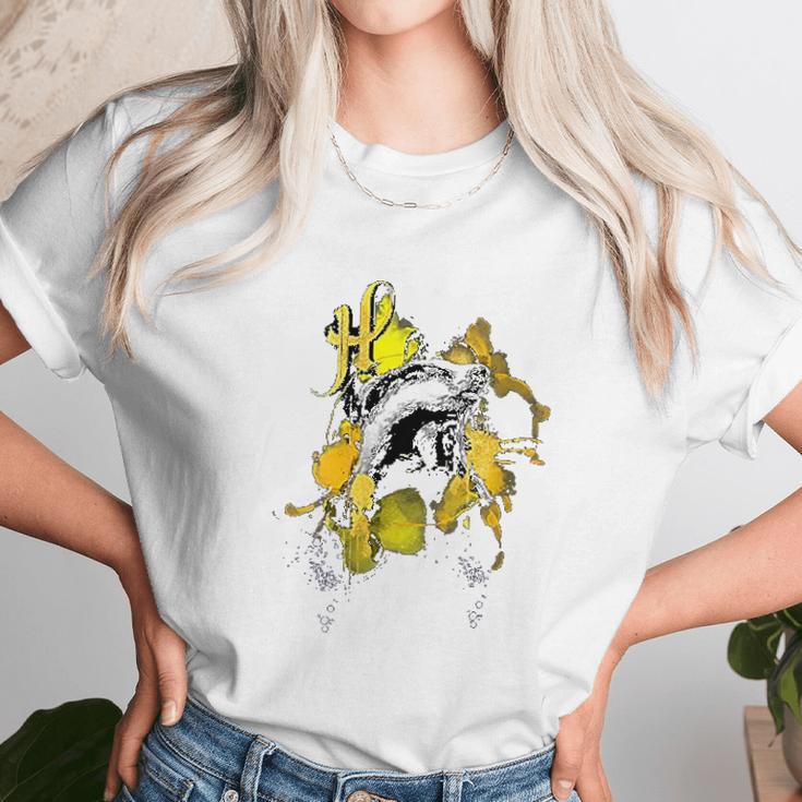 Urban Elegance Hufflepuff Badger Unisex T-Shirt Gifts for Her