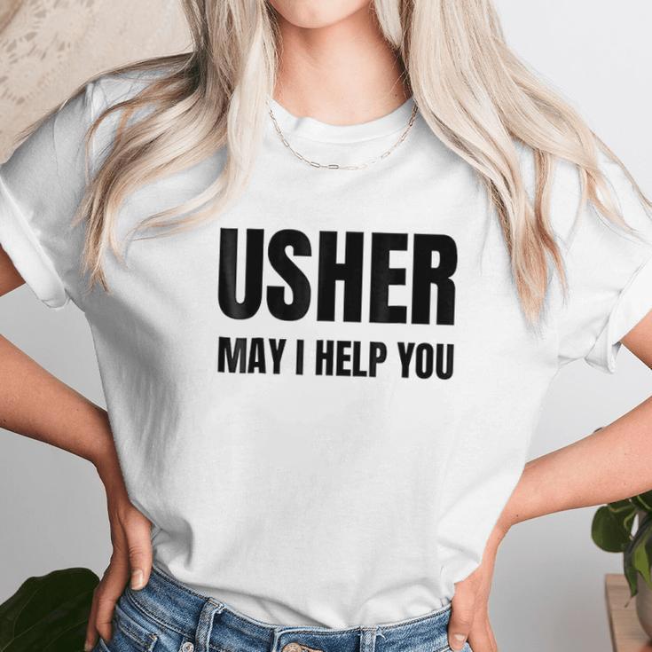 Usher Uniform Unisex T-Shirt Gifts for Her