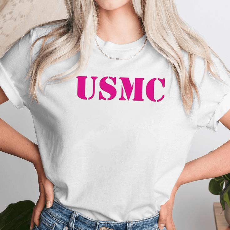 Usmc Emblem Marine Corp Unisex T-Shirt Gifts for Her