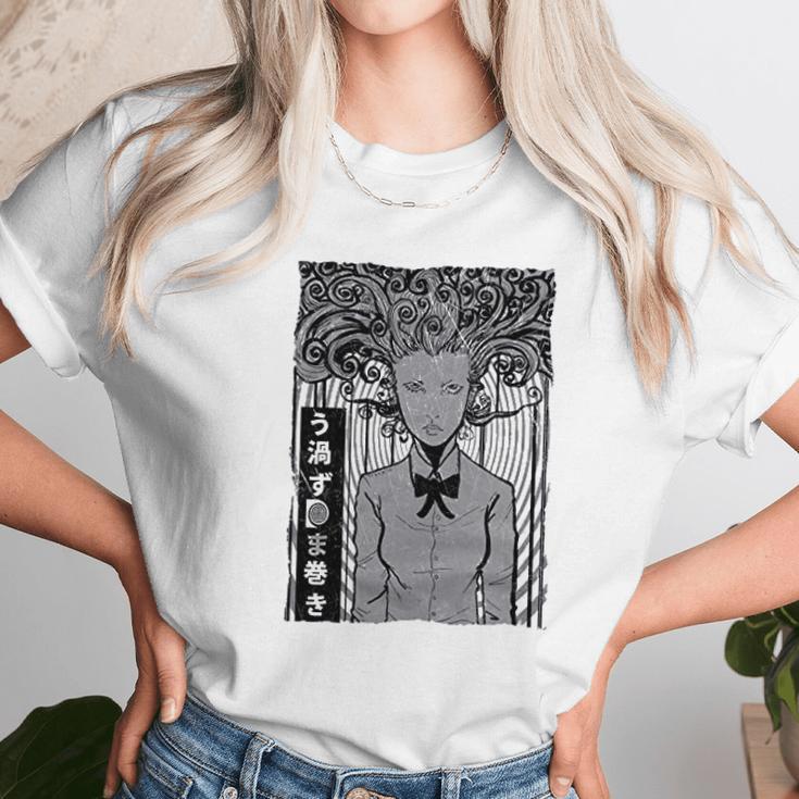 Uzumaki Spiral Cult Junji Ito Horror Unisex T-Shirt Gifts for Her