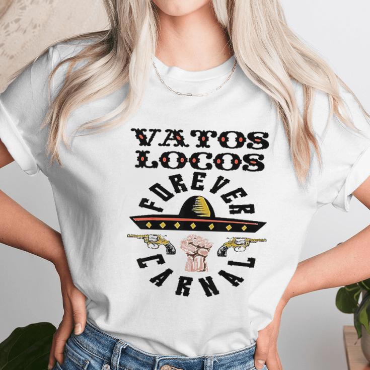 Vatos Locos Forever Blood In Blood Out Gift Unisex T-Shirt Gifts for Her