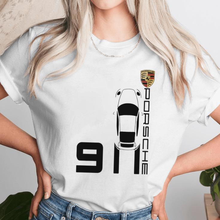 Vintage 911 Porsche Sports Car Unisex T-Shirt Gifts for Her