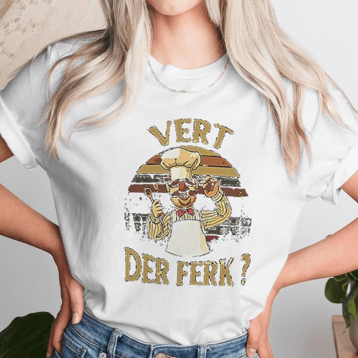 Vintage Vert Der Ferk Kitchen Fan Unisex T-Shirt Gifts for Her