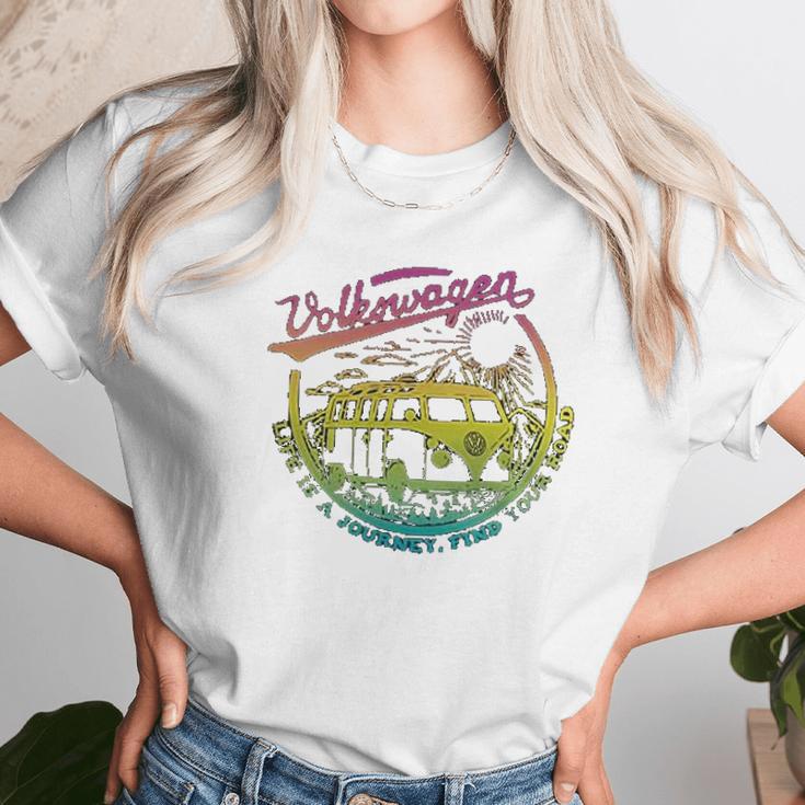 Volkswagen Life Is A Journey Unisex T-Shirt Gifts for Her