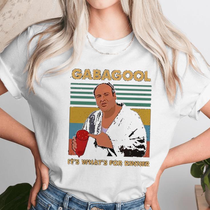 I Will Have The Gabagool For Dinner Retro Unisex T-Shirt Gifts for Her