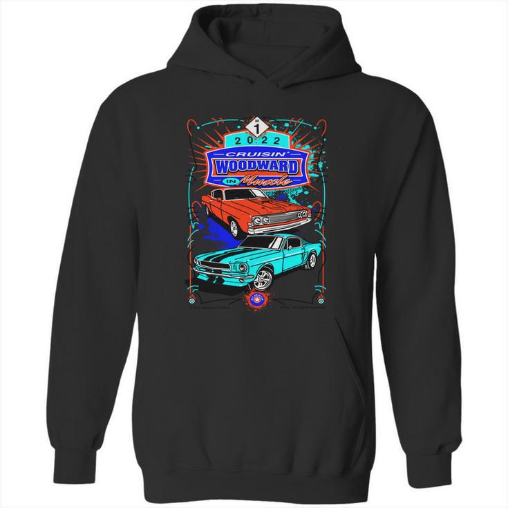 2022 Cruisin Woodward M1 In Muscle Car Cruise Hoodie