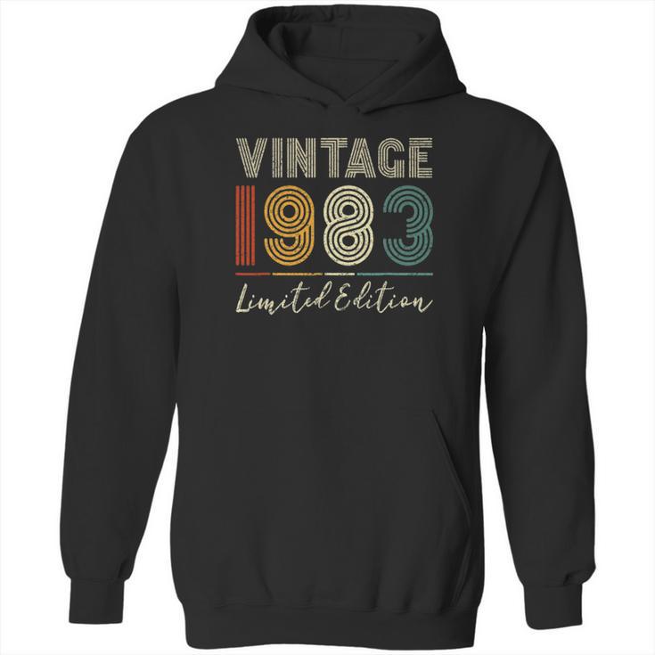 39 Years Old Gifts Vintage 1983 Limited Edition 39Th Birthday Hoodie