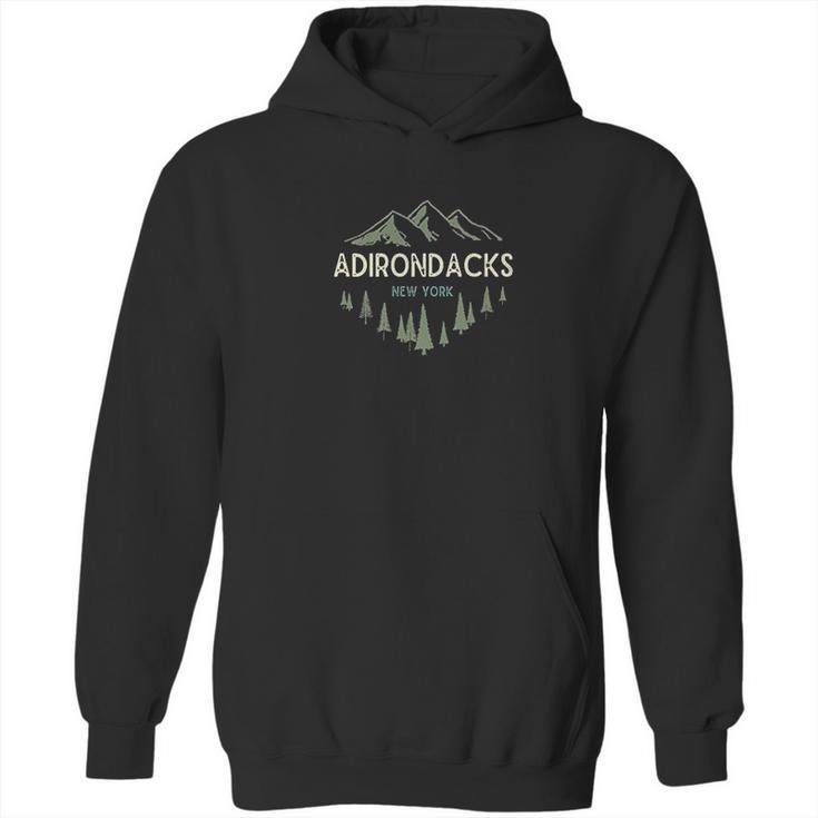 Adirondack Mountains Adirondacks New York Vintage Retro Hoodie