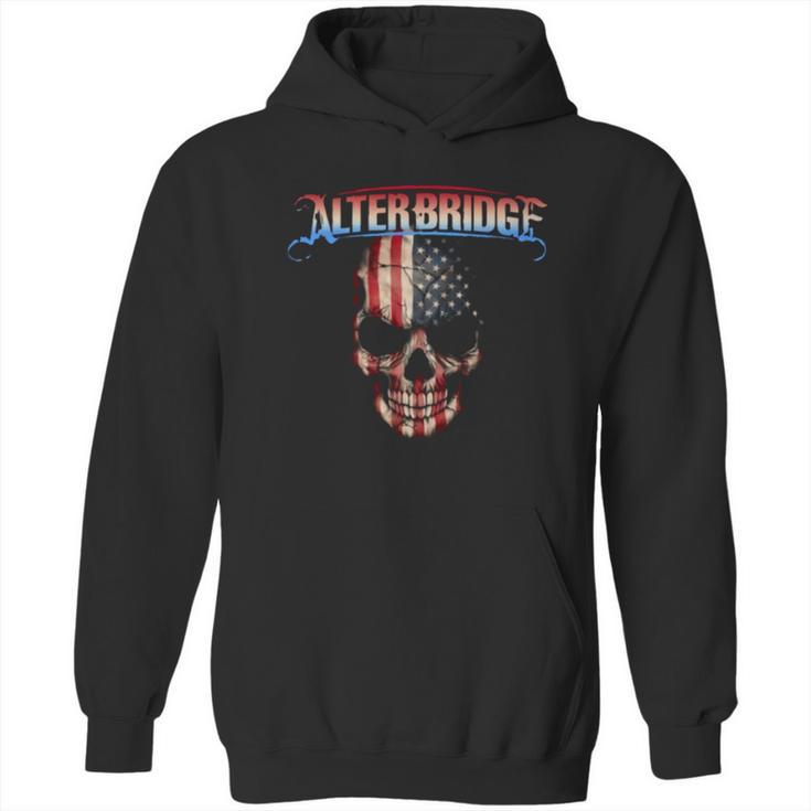 Alter Bridge Skull America T Shirt Hoodie