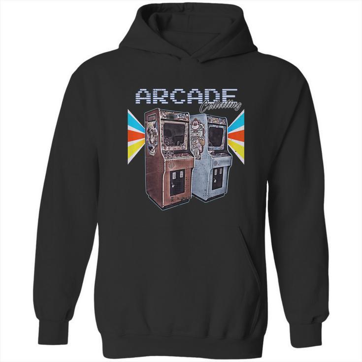 Arcade Cabinet Machine 1970 1980 1990 Video Game Collection Hoodie