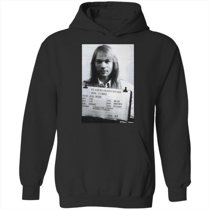 Axl Roses Mugshot 1992 Tshirt Hoodie