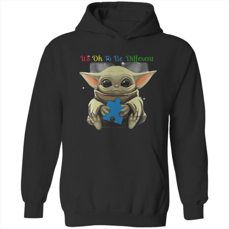 Baby Yoda It’S Ok To Be Different Hoodie