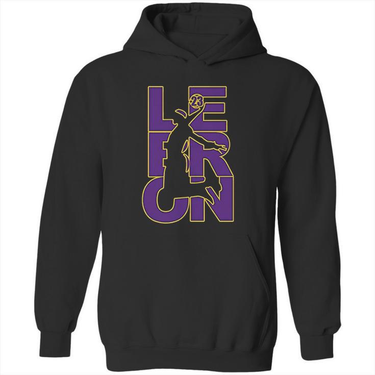 Beach Open  Lebron Fan 23 Los Angeles La Basketball Dt Hoodie