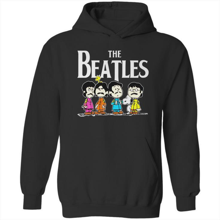 The Beatles And Snoopy Hoodie