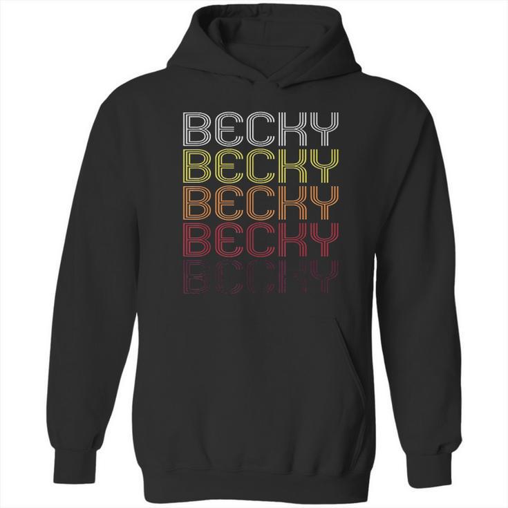 Becky Vintage Style Hoodie