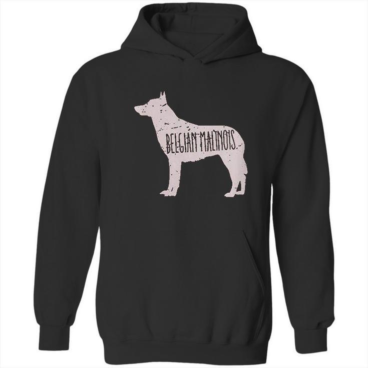 Belgian Malinois Dog Silhouette Hoodie