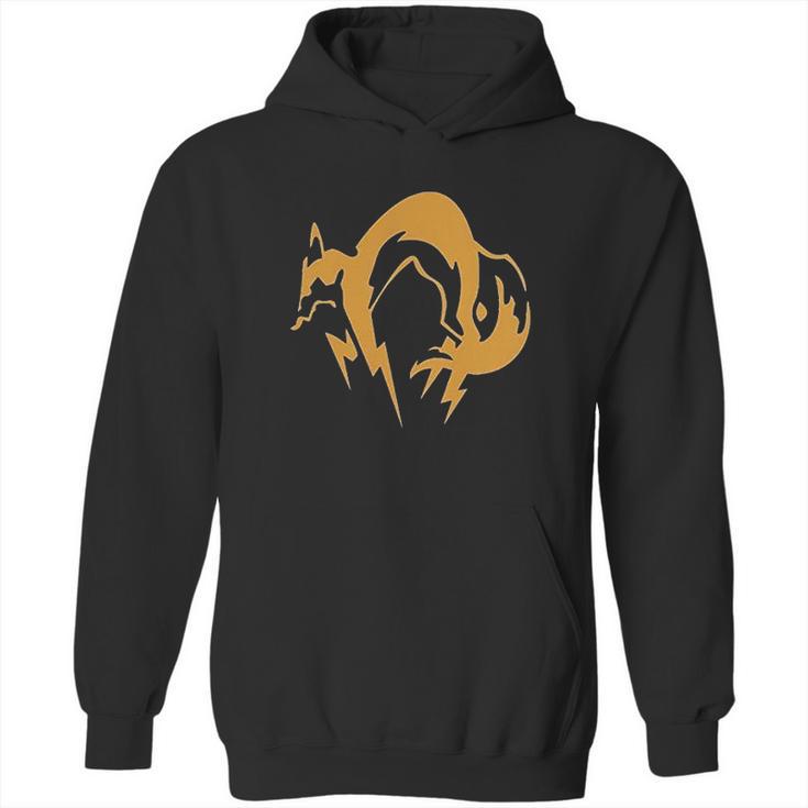 Black Generic Metal Gear Solid Fox Hound Design Hoodie