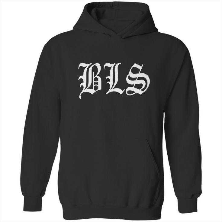 Black Label Society White Word Art Hoodie