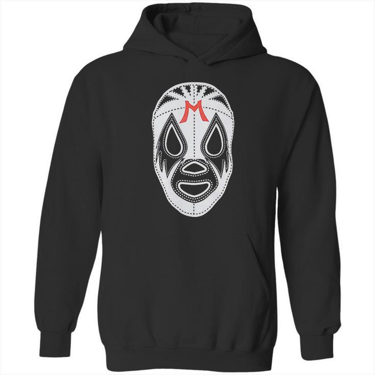 Black Mil Mascaras  Lucha Libre  Wrestling Gear Hoodie