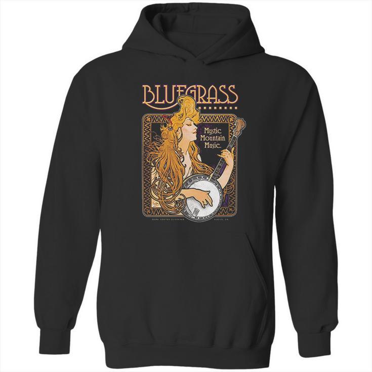 Bluegrass  Alphonse Mucha Inspired Illustration Hoodie