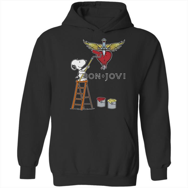 Bon Jovi Painting Hoodie