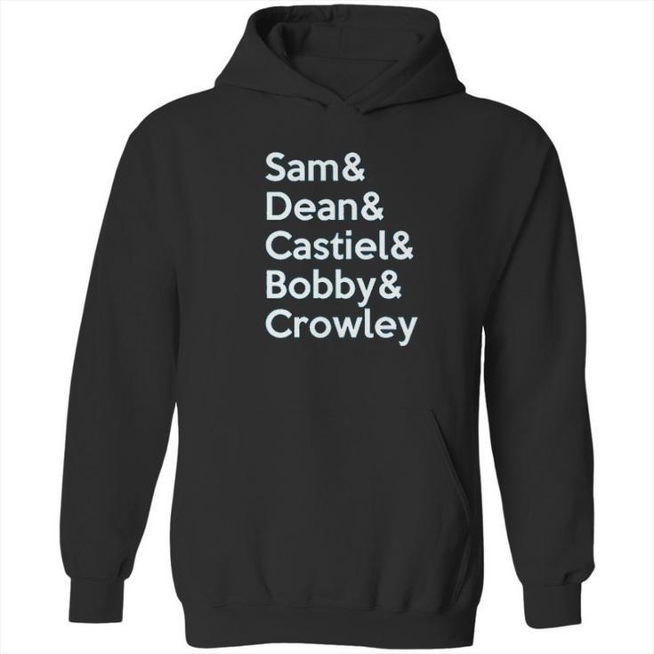 Brand88 - Supernatural Cast Adults Printed Hoodie