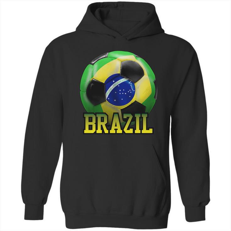 Brazil Soccer Logo Hoodie