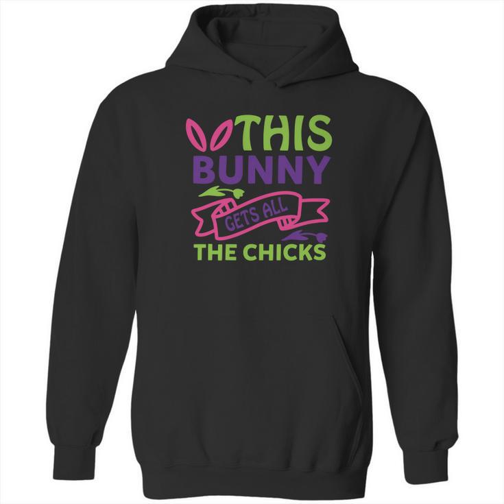 This Bunny Gets All The Chicks Simple Hoodie