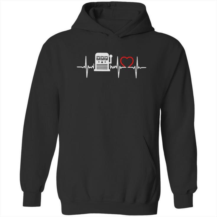 Cass Slot Machine Heartbeat Hoodie