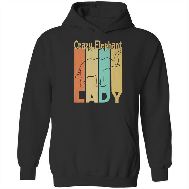 Crazy Elephant Lady 2 Hoodie