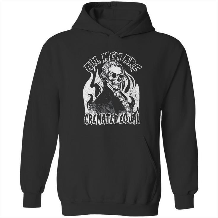 All Men Are Cremated Equal Goth Dead Body Coroner Halloween Hoodie