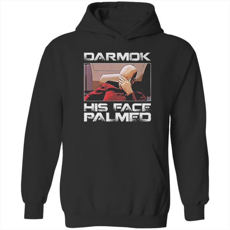 Darmok And Jalad At Tanagra His Face Palmed Hoodie