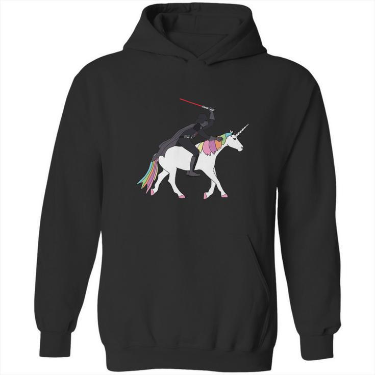 Darth Vader Is Riding The Unicorn Hoodie