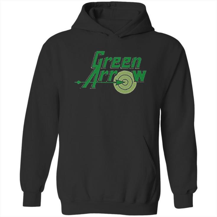 Dc Comics Green Text Logo Hoodie