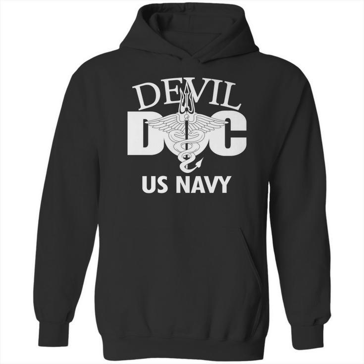 Devil Doc Us Navy Hoodie