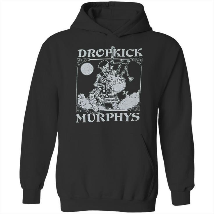 Dropkick Murphys Mens Vintage Skeleton Piper Hoodie